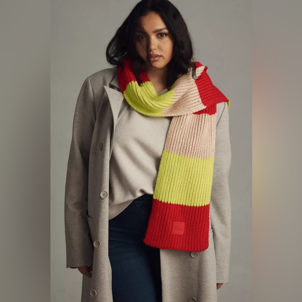 Anthropologie UGG Chunky Rib Knit Scarf